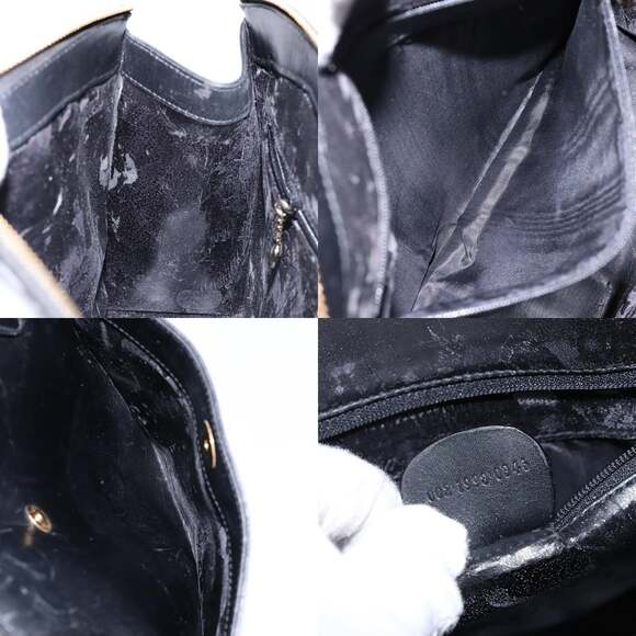 GUCCI Shoulder Bag Leather Black Gold 002 1998 002 1998 - Picture 12 of 12